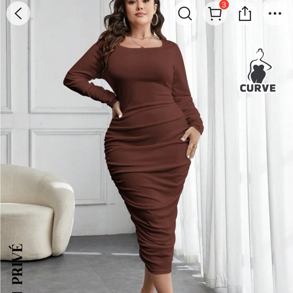 Knee length dress
